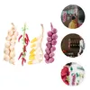 Decorative Flowers Simulation Vegetables Artificial String Chili Strings Hanging Corn Ornament Lifelike Fruit