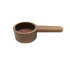 Cuillères de cuisine en bois en noyer Scoop de café Scoop Sugar Spoon Mesuring Tools Q940 0507