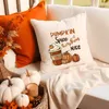 Pillow Fall Couch Cover Autumn Pumpkin Spice And Everything Nice Home Decor Boho Pillowcover Flowers