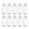 Water Bottles 10 Pcs Plastic Milk Bottle Drink Containers Lids Juice Box Clear The Pet Caps Travel