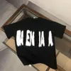 Designer Fashion casual Guggi klassiek High-end merk Graffiti grote letters print 24 zomerse comfortabele T-shirts met korte mouwen voor heren en dames