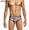 Jockmail varumärke män underkläder trycka ut sexiga gay trosor calzoncillos hombre glider män bikini kort cuecas gay underkläder9085222