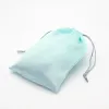 Rings 50pcs Satin Bag Silk Drawstring Pouch Packaging Jewelry Hair Gift Cosmetic Watch Shoe Diamond Ring Bead Sachet Custom Print