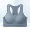 Yoga outfit Sömlös stötbeständig Women Sports Bras Fitness Gym Running Underwear Plus Size Crop Top andningsbara Bra kvinnliga kläder