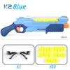 K2 Soft Bullets Dart Foam Blaster Manual High Capacity TPE Ball Launcher Colorful Continuous Firing Toy Gun Outdoor CS Game Prop Birthday Presents