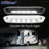 Roues tout terrain 12 V/24 V RV LED auvent porche lumière étanche camping-car caravane lampes murales intérieures bar camping-car remorque lampe extérieure