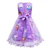 Girl Dresses Gabby's Doll House Clothes Cartoon Gabby Cats Baby Kids Cosplay Costume Children Sleeveless Casual Dress Headband