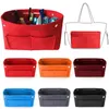 Fashion Felt Make Up Bag Multi-Pocket Large-Capacity Tote Women Insert Handbag Purse Travel Organizer Makeup Cosmetic Bags239M