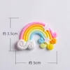 Kuchen-Werkzeuge, Regenbogen-Geburtstagsdekoration, niedliche Cartoon-Topper für Kinder und Mädchen, fröhlicher Wolken-Cupcake
