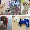 Vestuário para cães 4 pcs sapatos para animais de estimação verão cachorrinho respirável malha sandálias fundo macio antiderrapante para chihuahua botas vermelho / rosa / azul