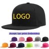 Custom Camofloug Flat Brim Trendy Outdoor Mens and Womens Summer Snap Baseball Sun Cap Adjustable Hip Hop Hat 240125