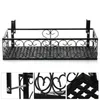 Support suspendu organisateur pot de fleur panier de rangement support placard supports balcon rail planteur étagère clôture garde-corps pots de fleurs support1286m