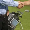 Aide à l'entraînement de golf Balles carrées Serviette de nettoyage avec mousqueton Crochet Chariot Nettoyant Microfibre Absorption d'eau Propre Tête de Club