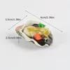 Decorative Flowers 1pc Simulated Food Seafood Barbecue Clams Garlic Oysters Scallops Creative Realistic Model Toys Pographic Props