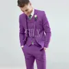 Hellgrüne Herrenanzüge für Hochzeit, Smoking, Revers, modisch, Bräutigam, formelle Kleidung, Slim Fit, Blazer, Jacke, Hose, Weste, Kostüm Homme 240123