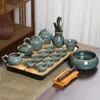 Services à thé Voyage chinois tasse à thé Portable mat luxe Jingdezhen porcelaine européenne après-midi ensemble Teteras De Porcelana cadeaux YYY20XP