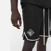 Shorts de malha de secagem para homens, fitness e esportes, super high street, moda ao ar livre, treinamento de basquete, capris soltos