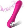 Kraftfull G Spot Vibrator Female Nipple Clitoris Stimulator Fast Orgasm Mjuk dildo Massager Vuxna varor Sex Leksaker för kvinnor 240226