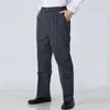 Pantaloni da uomo pantaloni da chef comodo unisex con tessuto elastico in tessuto traspirante per il servizio di ristorante tasche sicure