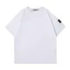 Stone Designer T-Shirt Island topkwaliteit Grapestone Cross Short Sleeve T-shirt met logo print los ronde nek paar bodem shirt voor mannen