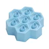 Glassverktyg Internet Celebrity Creative Beehive Type Soft Rubber Homemade Ice Cream Ice Mold Ring Anti-Off Popsicle Mold Home Ice Tray YQ240130
