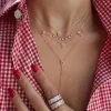 Colares 925 prata esterlina dupla camada crânio charme fino prata link corrente colar para mulher de alta qualidade