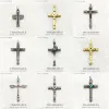 Hängen hänge majestätiska Cross Crown Jewelry Europe 925 Sterling Silver Symbolism lovar sköld och säker gåva för kvinnliga män