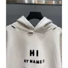 Balencaigalies Streetwear Custom Hoodie Wholesale Men s hoodies tryck unisex vanlig hög kvalitet överdimensionerad ekologisk bomullssilikon casual 3d7w867 rphj