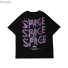 T-shirts hommes T-shirts surdimensionnés Space Bear Graffiti Imprimer T-shirt Femmes Harajuku Manches courtes T-shirts rétro Femme Vêtements d'été Tops 240130