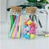 47x90x33mm 100ml Tiny Glass Bottles with Cork Empty Jars Vial for Home Decoration Artware Craftwork 24pcs Arfur