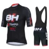 メンズトラックスーツ2023 NEW BH PRO BICYC TEAM SHORT SEVE MAILLOT CICLISMO MENS MTB CYCLING JERSEY SUMMER SUMMER BREASAB BIKE BIKE CLOSSIONS HOMBREH24130