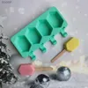 Инструменты для мороженого Силиконовые формы для мороженого Ice Pop Maker 4 отверстия Эскимо для пудинга Шоколадные формы в форме драгоценных камней Подарочные инструменты для выпечки YQ240130