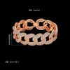 18mm Argent Rose Glod Cubain Miami Chaîne Bracelets Pour Femme Hommes CZ Zircon Pavé Bling Out lien Chaîne Hip Hop Rappeur Jewelry283q