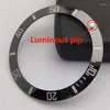 Titta på reparationssatser Green Blue Luminous Pip Lämplig för Bezel Insert Lume 12 Clock Scale Pearl Ersätt Parts293Z