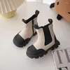 Stiefel 2024 Herbst Winter Kinder Plus Samt Warme Knöchel Rutschfeste Wasserdichte Kinder Schuhe Für Mädchen Jungen Plattform