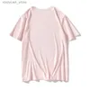 Women's T-Shirt Harajuku Summer New Oversize T-shirt Pink Solid Color Basic Tees Women Casual T-shirts Korean Hipster White T-shirt Dropship 240130