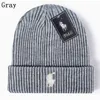 高品質の新しいデザイナーPolo Beanie Unisex Autumn Winter Beanies Men and Women hats Clashic Sports Skull Caps Ladies Casuar