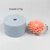 Baking Moulds HC0442 PRZY Molds Silicone 3D Dahlia Flower Wedding Birthday Valentine's Day Soap Candle Mold Clay Resin