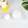 20g/50g lege reispoederdoos doorzichtige plastic cosmetische pot make-up losse poederdoos containerhouder met zeefdeksels en poeder Qswo