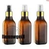 300 teile/los 200 ml Bernstein Tragbare Aftershave/Make-Up/Parfüm Leere Flasche Spray Zerstäuber mit gold lidsgoods Kdgja