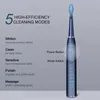Seago escova de dentes elétrica Sonic USB recarregável adulto 360 dias de longa duração da bateria com 4 cabeças de substituição presente SG-575 240127