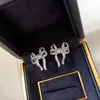 Grafe Earrings Designer Studs for woman horeail bow design 925シルバー最高のカウンター品質のクラシックスタイルブランドデザイナー絶妙なギフト007