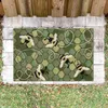 Carpets Bee Festival Outdoor Doormat Front Door Mat Waterproof Entrance Indoor Non Slip Blanket Throw Soft Under Bed Rug