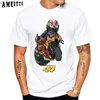 Herren T-Shirts Pol Espargaro Nummer 44 GP Spanien Reiten T-Shirt Neue Männer Kurzarm GS Adventure Shirt Junge Weiße T-Shirts Motorradfahrer Mann Tops 240130