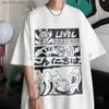 Men's T-Shirts Oversized T Shirt Men Clothing Loose Casual T-shirt Pure Cotton Breathable Anime Y2k Tops Streetwear Harajuku Short Sleeve Tees Q240130