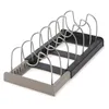 Kök förvaring 5/7/10 lager tillbehör POT RACK PAN ARGRUKTER FÖR CACYET HOLDER PANS POTS LID