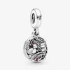 100 % 925er Sterlingsilber, niedlicher Vogel und Maus, baumelnde Charms, passend für originale europäische Charm-Armbänder, Mode, Frauen, Hochzeit, Verlobung, J313D