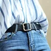 Belts Selling Fashion Women's Belt Gold Square Needle Buckle Black Brown Dress Jeans Versatile And Adjustable