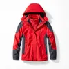 Männer Jacken Ueteey 2023 Neue Winddicht Mann Frauen Jacken Anzüge Zwei Stücke Sets 3 In 1 Windjacke Wasserdicht Camping Dicke warme Unisex Mantel L240129