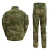 Kurtki myśliwskie Mężczyźni odzież Walka wojskowa mundur WITORPOOF WITATICAL Camuflage armia garnitury Safari Safari Coat Pant Set